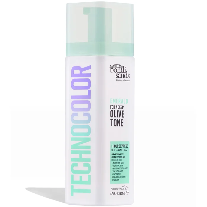 Bondi Sands Technocolor 1 Hour Express Mousse Autobronzante – Emerald 200 ml