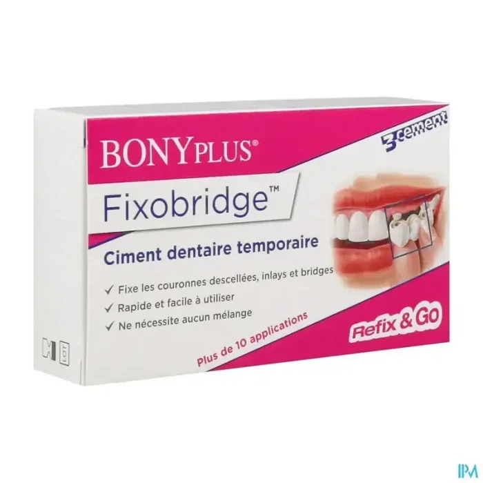 Bony plus fixobridge colle urgence kit