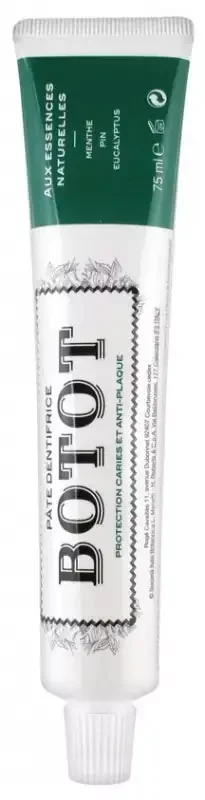 Botot Pâte Dentifrice Menthe Pin Eucalyptus 75 ml