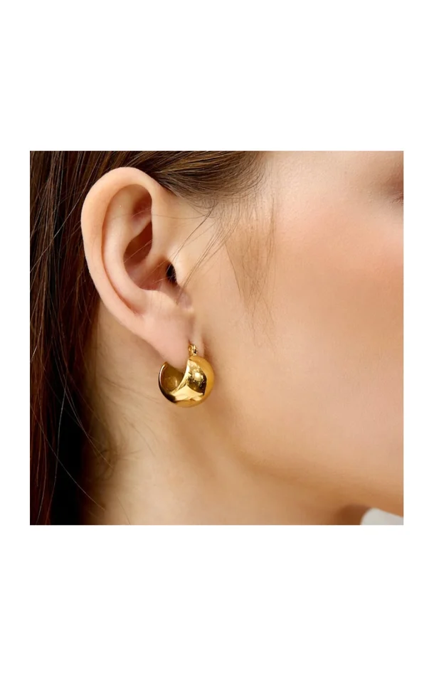 Boucles d’oreilles – Laiton doré plaqué or
