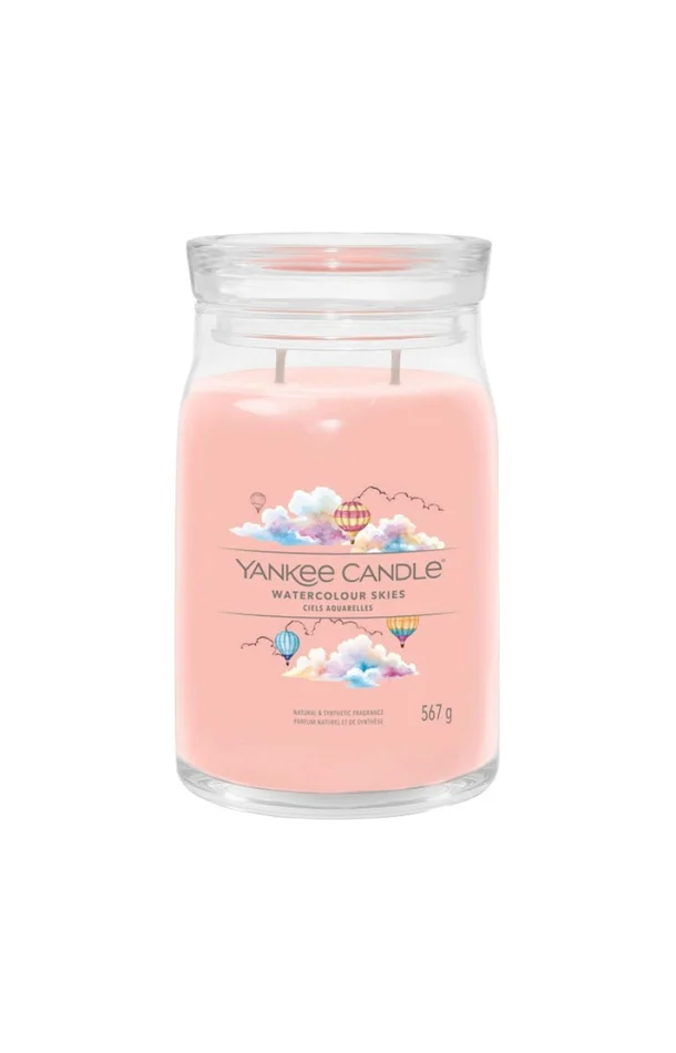 Bougie jarre – Ciels aquarelles – Grand modèle – 567 g