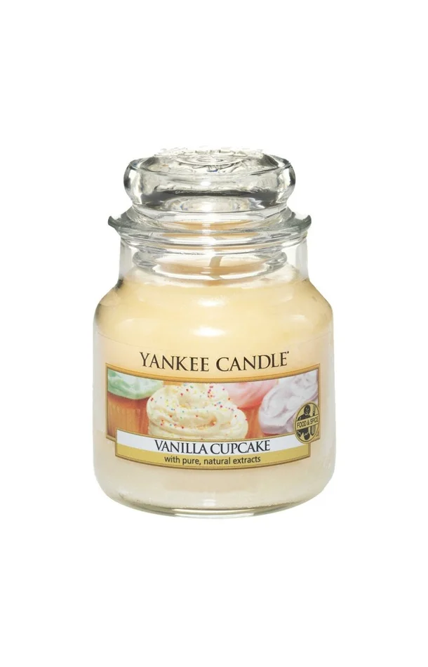 Bougie jarre – Cupcake à la vanille – Petit modèle – 104 g
