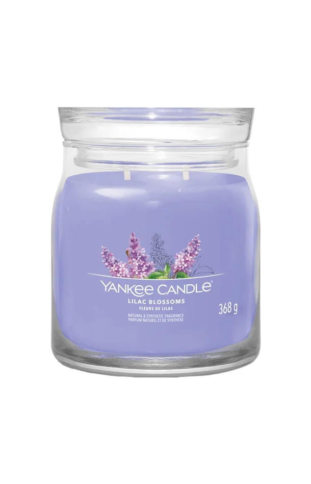 Bougie jarre – Fleurs de lilas – Modèle medium – 368 g