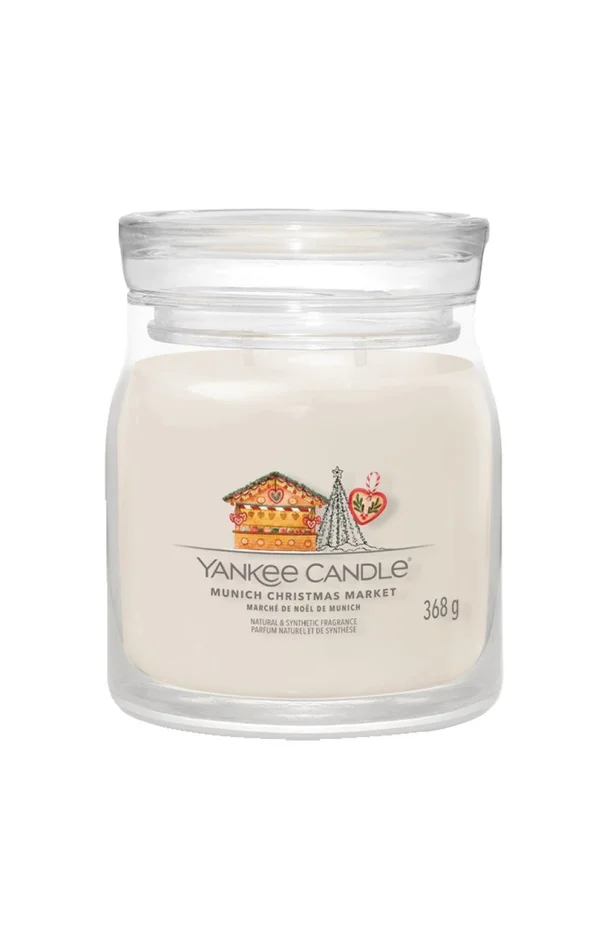Bougie jarre – Marché de Noël de Munich – Modèle moyen – 368 g