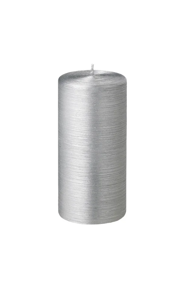 Bougie non parfumée – Argent – 490 g