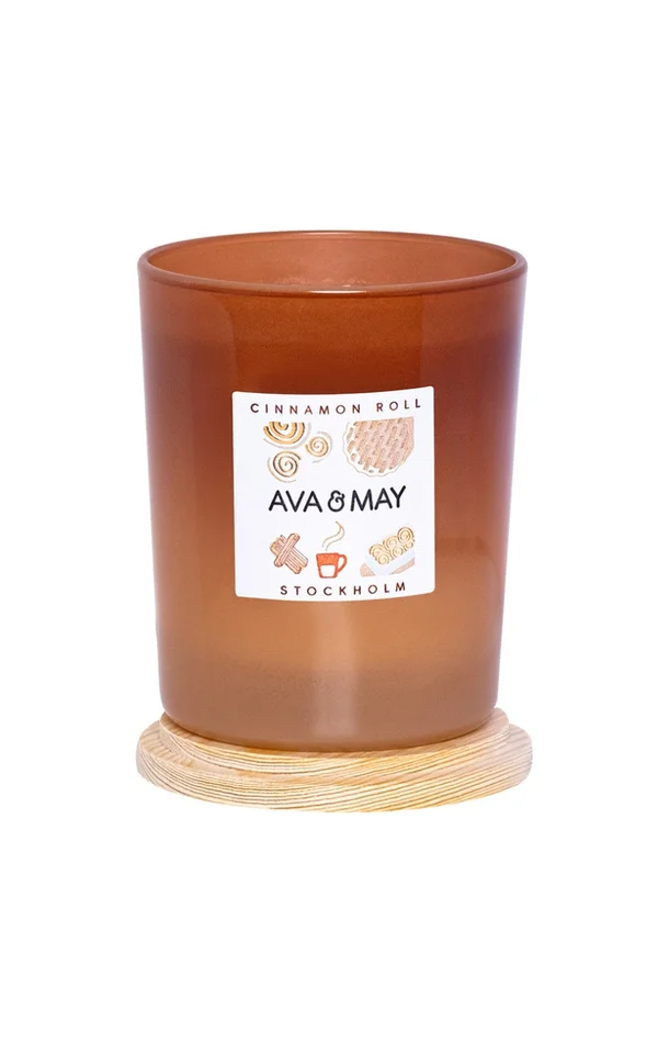 Bougie parfumée – Cinnamon roll – Vanille & cannelle – 180 g
