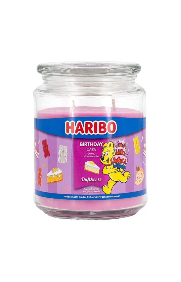 Bougie parfumée – Gâteau d’anniversaire – Pomme & framboise – 510 g