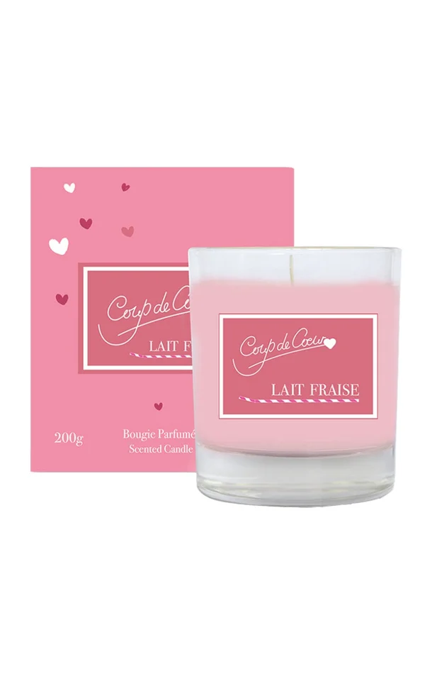 Bougie parfumée – Lait de fraise – 200 g