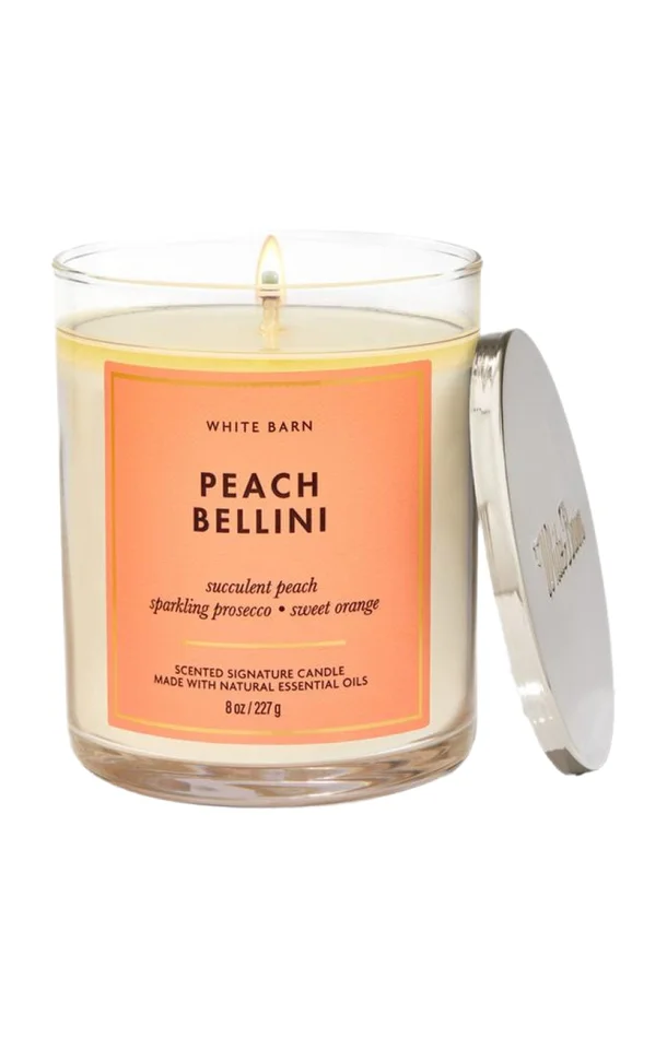 Bougie parfumée – Peach Bellini – Pêche & orange – 227 g