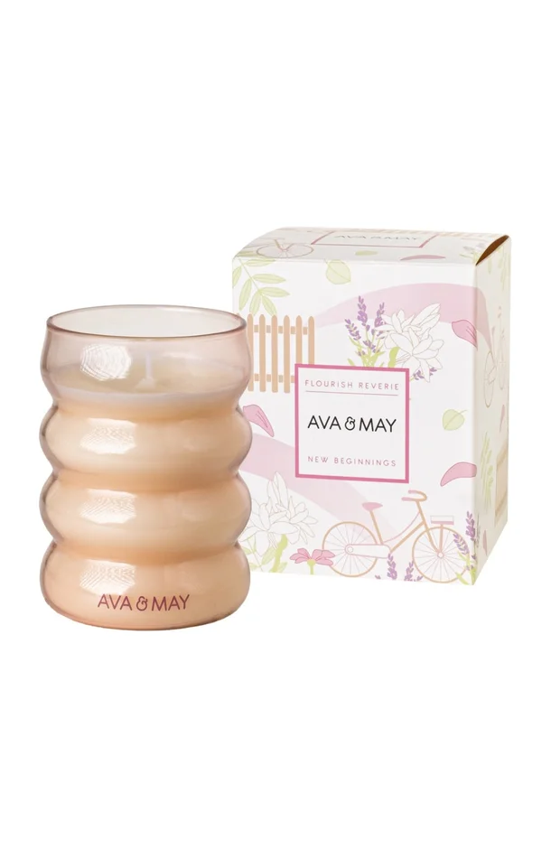 Bougie parfumée – Rêverie florale – Gardénia & vanille – 250 g