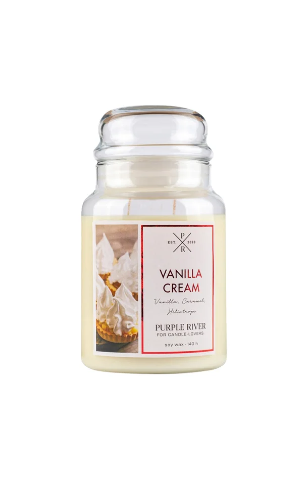 Bougie parfumée – Vanilla Cream – Vanille & fève tonka – 623 g