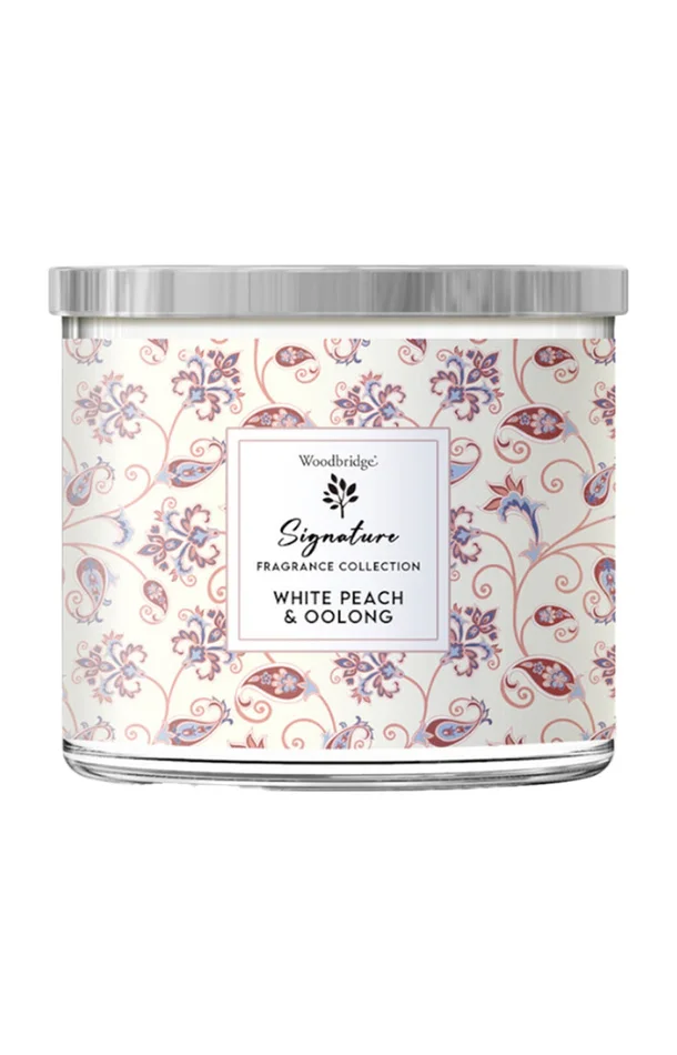 Bougie parfumée – White Peach & Oolong – Jasmin & pèche – 410 g