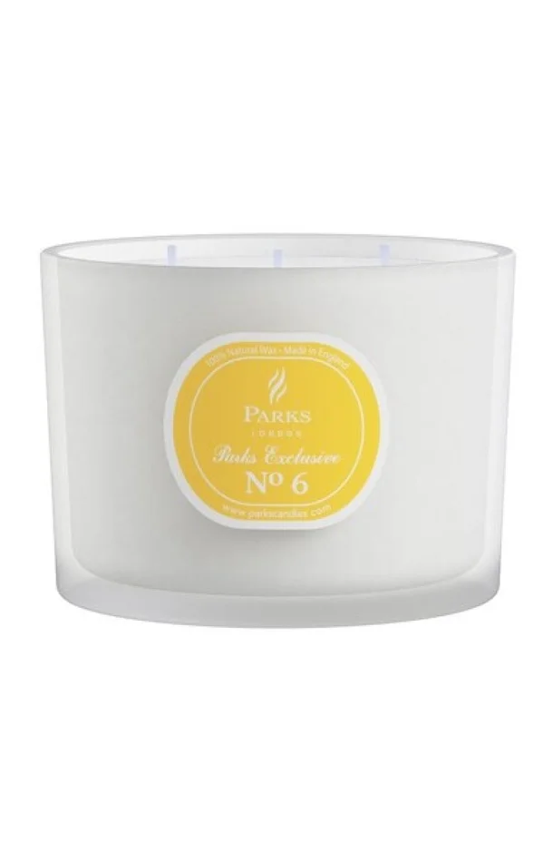 Bougie parfumée à 3 mèches – Citron, agrumes & genévrier – Parks Exclusive – 350 g