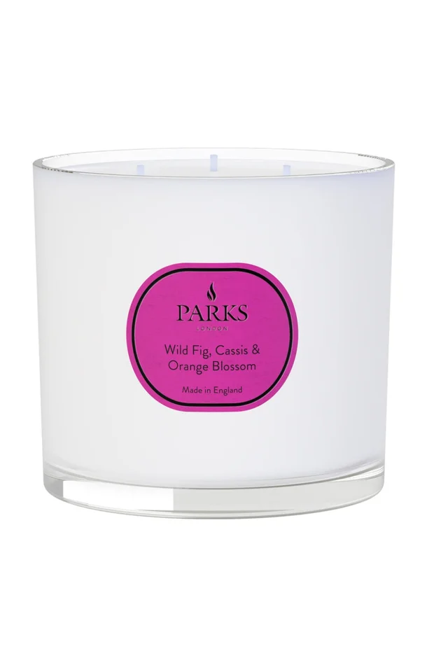 Bougie parfumée à 3 mèches – Figue sauvage, cassis & fleur d’oranger – Vintage Aromatherapy – 650 g