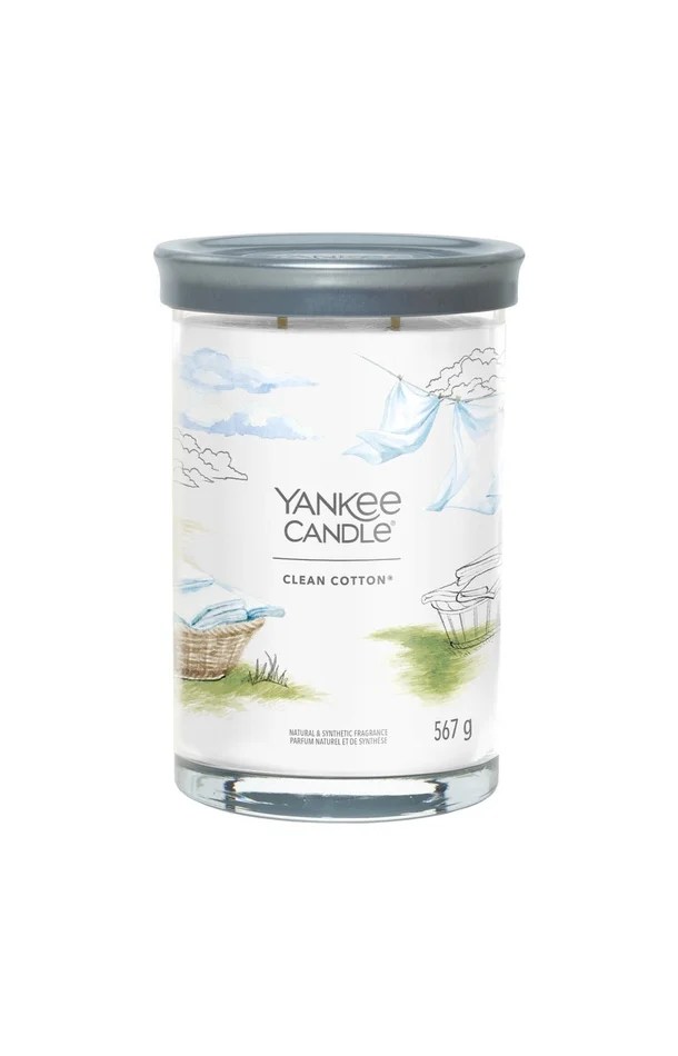 Bougie signature gobelet – Coton frais – Grand modèle – 567 g