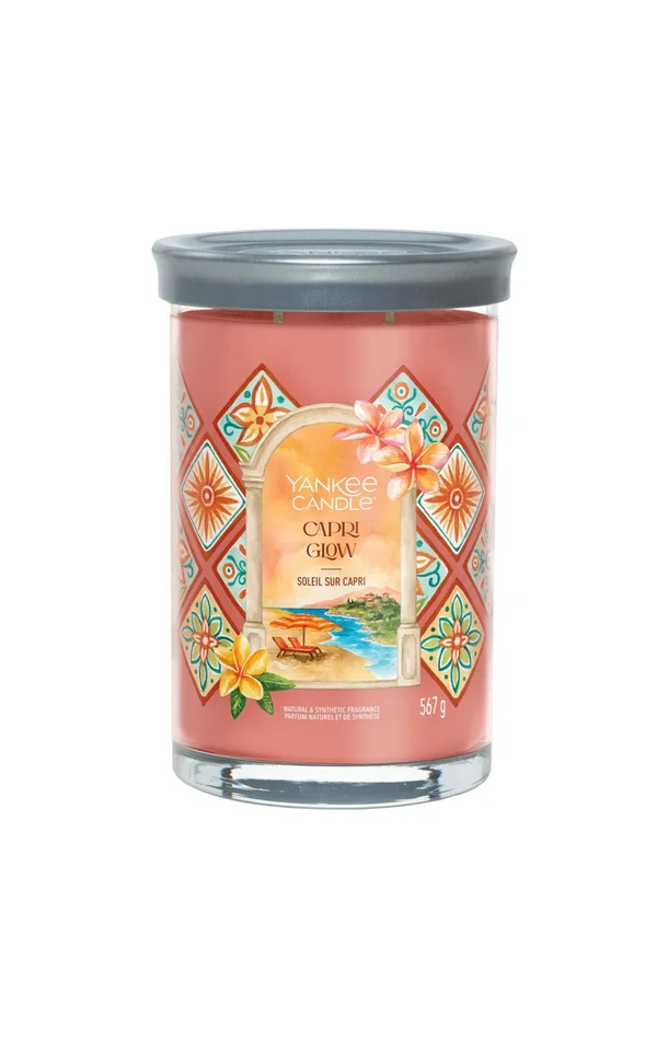 Bougie signature gobelet – Soleil sur capri – Grand modèle – 567 g