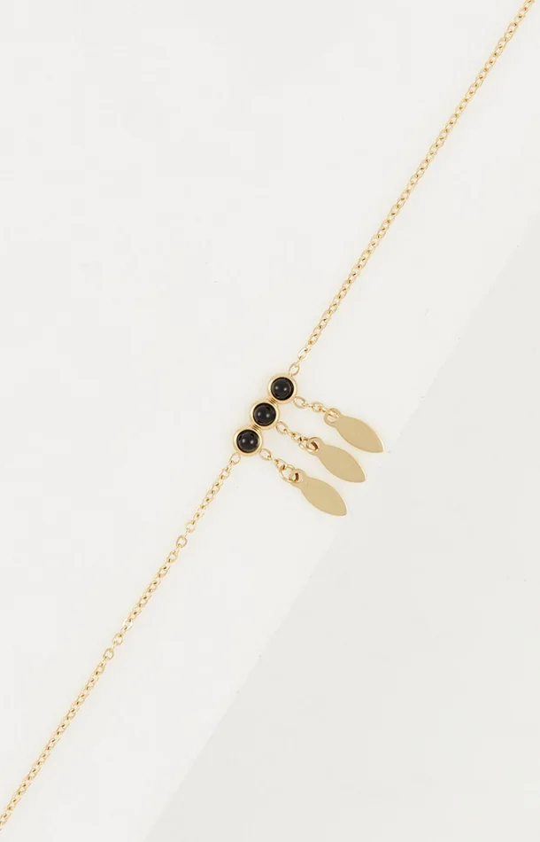 Bracelet – Acier inoxydable – Doré & noir