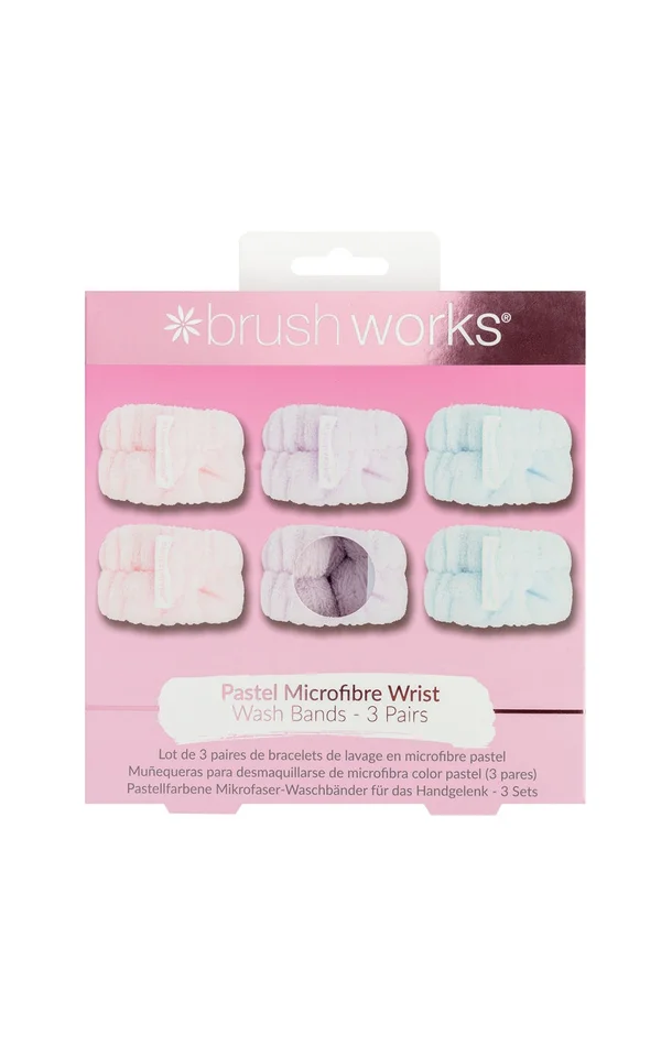 Bracelets skincare en microfibres – 3 paires
