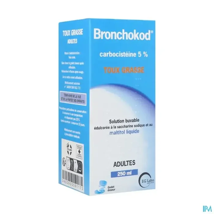Bronchokod 5% adulte solution buvable 250ml