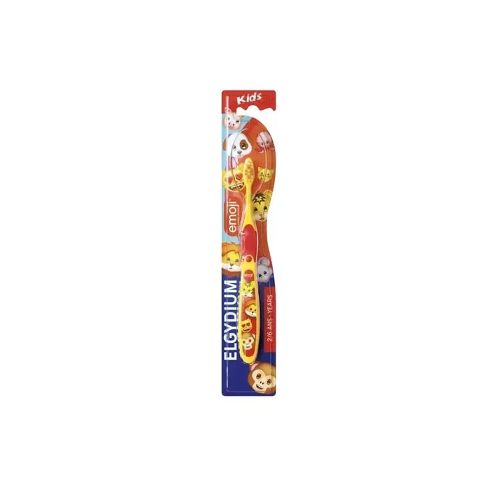 BROSSE à DENTS KIDS EMOJI 2-6 ANS ELGYDIUM