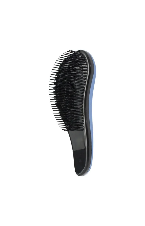 Brosse à picots “0 noeud” Urban brush – Cheveux fragiles – Noir & bleu