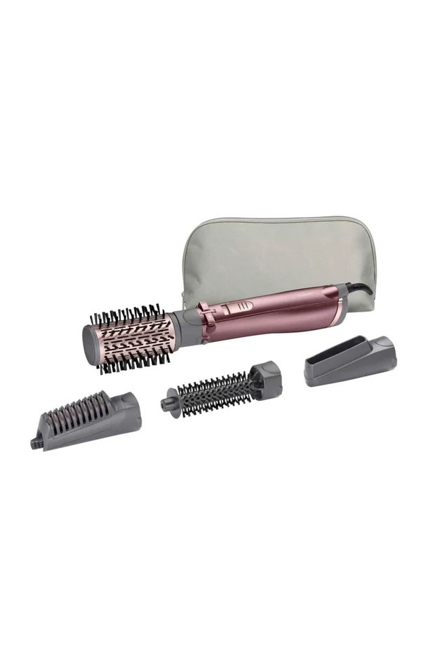 Brosse soufflante – 4 accessoires & pochette – 1000 W