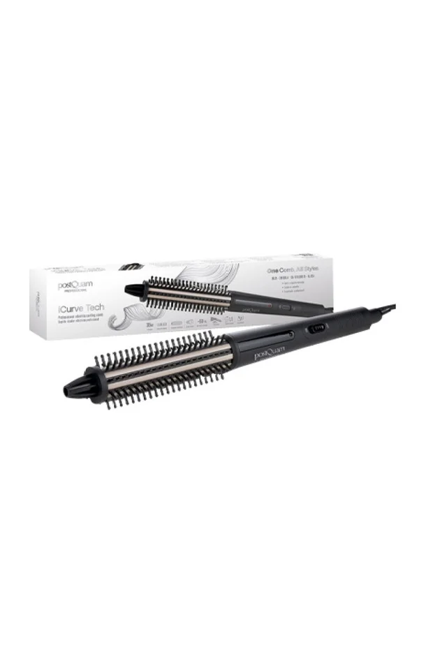 Brosse volumatrice – ICurve Tech – Blanc – 35W