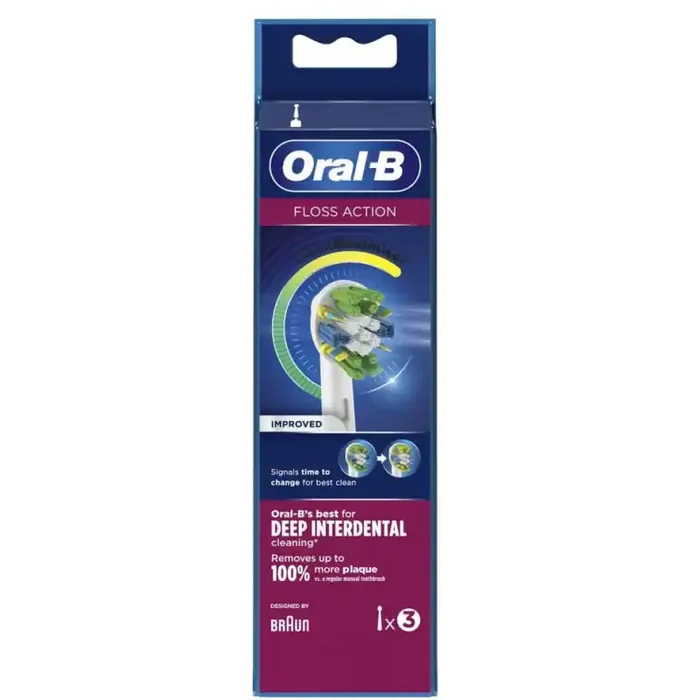 BROSSETTES FLOSS ACTION BOITE DE 3 ORAL B