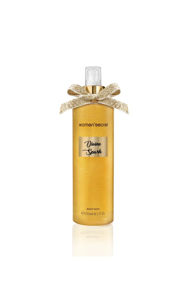 Brume parfumée pailletée – Divine Spark – Raisin & jasmin – 250 ml
