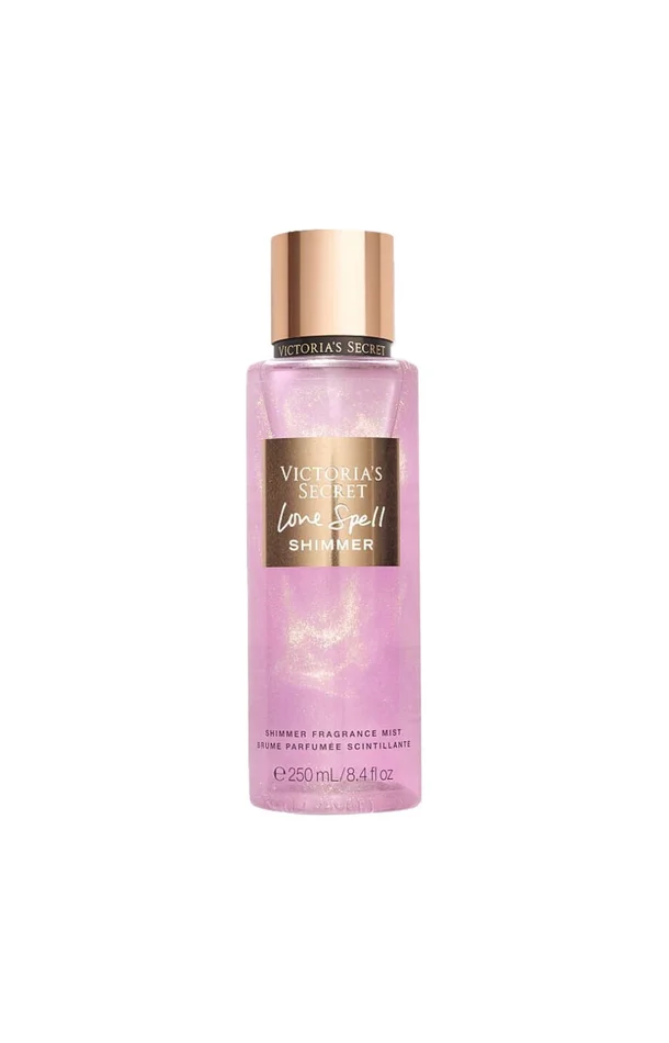 Brume parfumée scintillante – Love Spell Shimmer – Pêche & fleur de cerisier – 250 ml