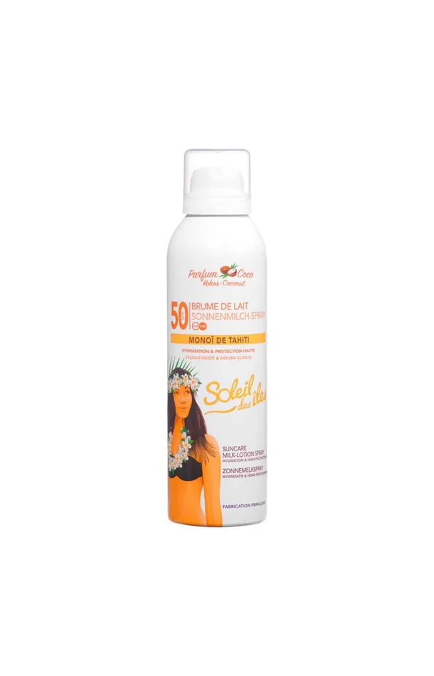 Brume protectrice SPF 50 – Lait de coco – 150 ml