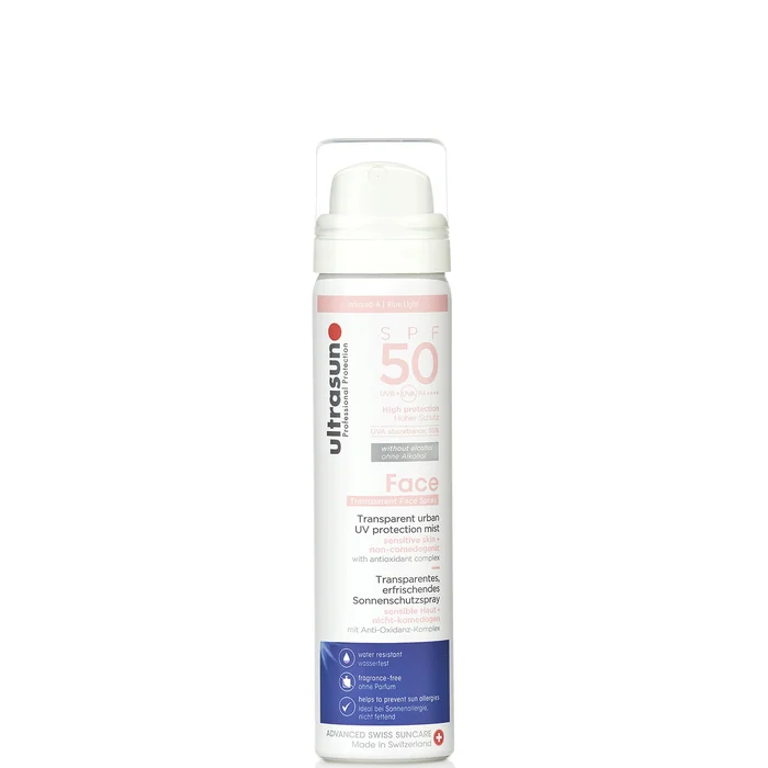 Brume UV pour Visage et Cuir Chevelu SPF 50 Ultrasun 75 ml