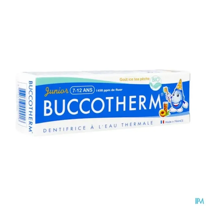 Buccotherm 7/12ans dentifrice ice tea bio 50ml