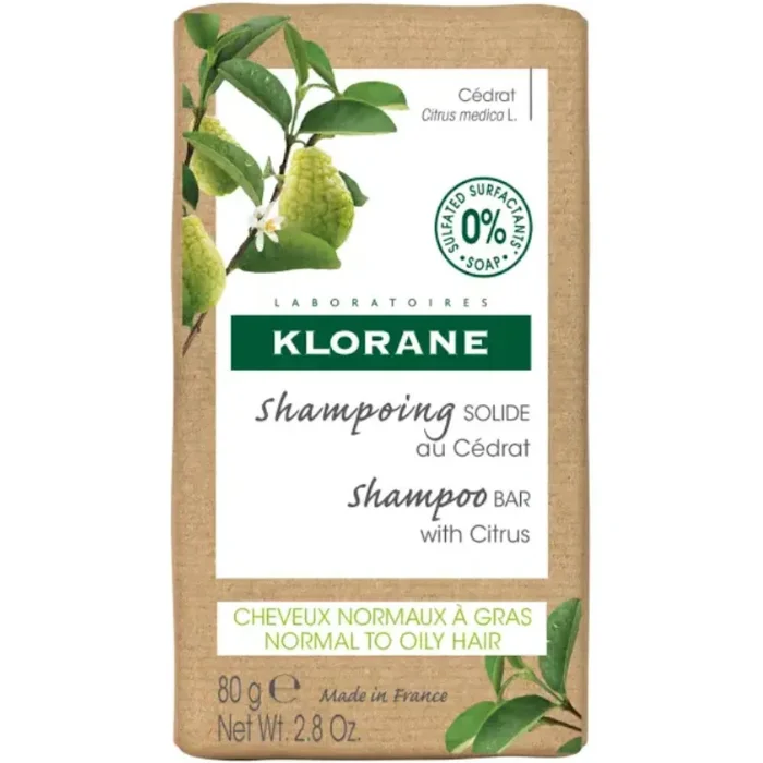 Cédrat – Shampooing Solide – Cheveux normaux à gras – 80 g