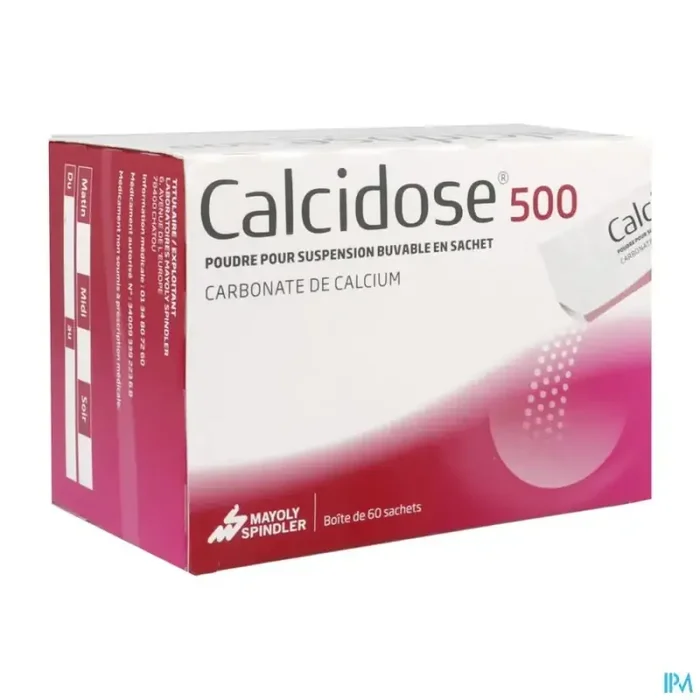 Calcidose 500 poudre pour suspens buvable sachet 60
