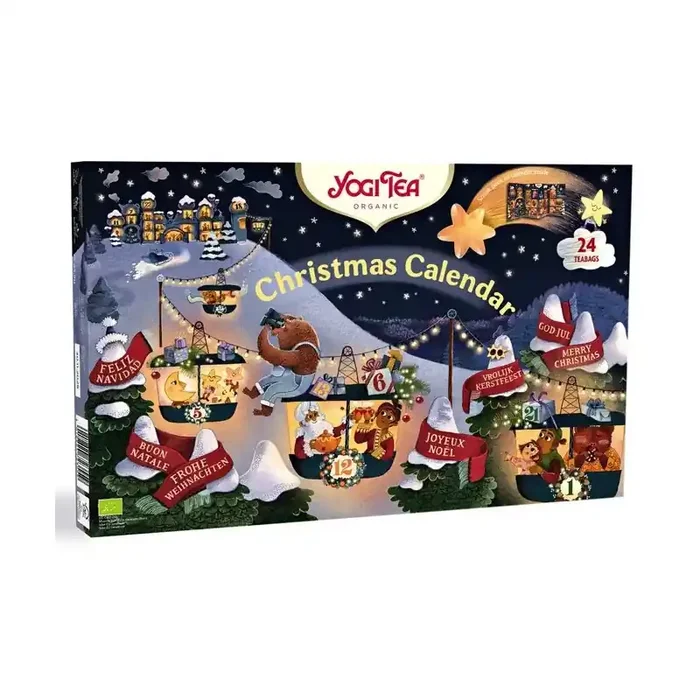 CALENDRIER DE L‘AVENT NOËL 24 SACHETS BIO YOGI TEA
