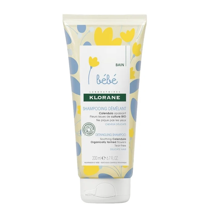 Calendula Bio Bébé – Shampooing Doux Démêlant – 200 ml