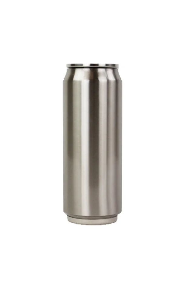 Canette isotherme – Brillante – Inox – 500 ml