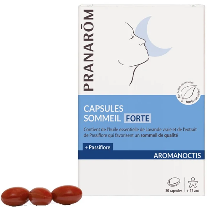 Capsules aux huiles essentielles bio – Sommeil – 30 capsules