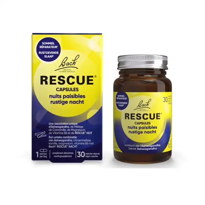 CAPSULES NUITS PAISIBLES X30 RESCUE BACH