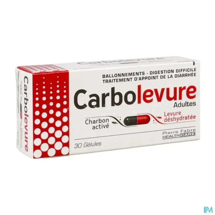 Carbolevure adulte gélule 30
