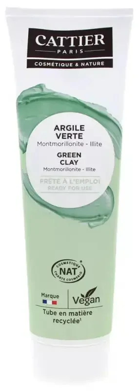 Cattier Argile Verte Prête à l‘Emploi Masque Cataplasme Bio 400 g