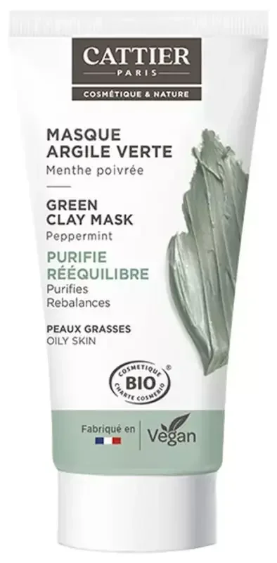 Cattier Mini Masque Argile Verte – 30 ml