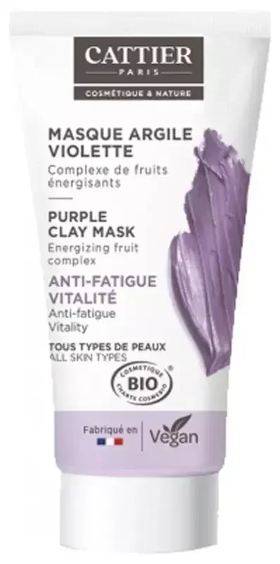 Cattier Mini Masque Argile Violette – 30 ml