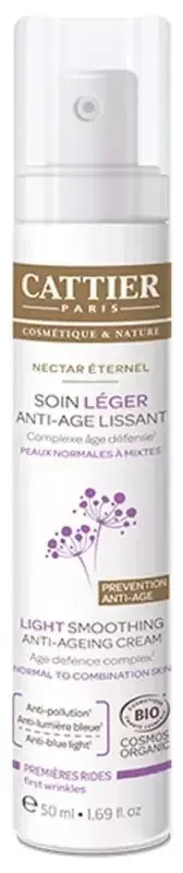 Cattier Soin Léger Anti-Âge Lissant – Nectar Éternel – 50 ml