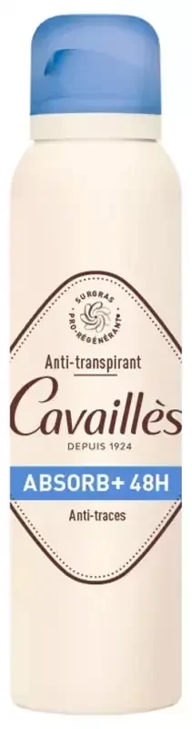 Cavaillès Absorb+ 48H Anti-Traces Spray 150 ml