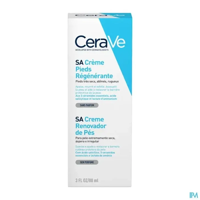 Cerave SA crème pieds regénérante 88ml