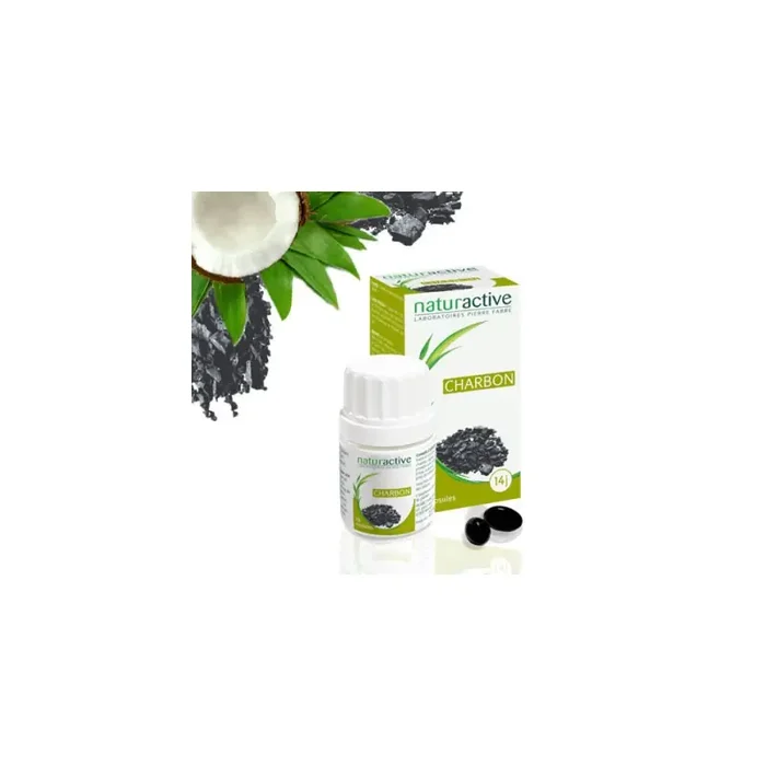 CHARBON VEGETAL GELULES X28 NATURACTIVE