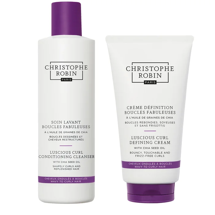 Christophe Robin Luscious Curl Regimen for Wavy to Curly Hair