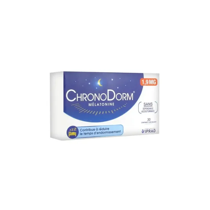CHRONODORM MELATONINE 1.9 MG – 30 COMPRIMES SUBLINGUAUX IPRAD